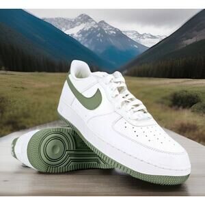 Nike Air Force 1 07 NN AF1 Sail Oil Green Classic OG Shoes DV3808 Women 11 NEW